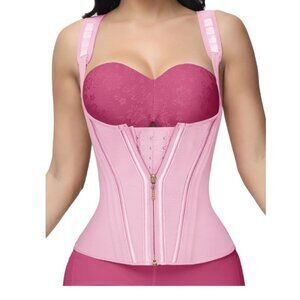 SHAPSHE Waist Trainer Tummy Control Pink Workout Body Shaper Size Small